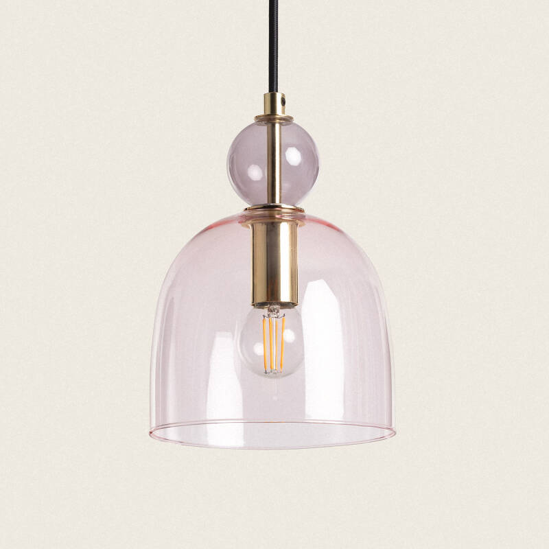 Product of Mono-Baudelaire Metal & Glass Pendant Lamp 