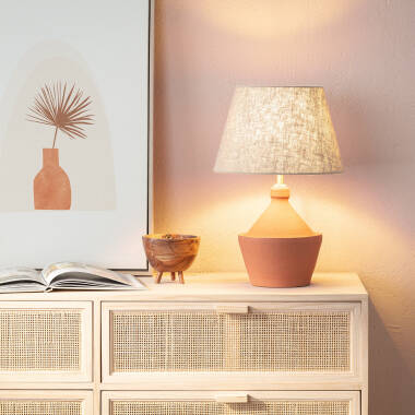 Produit de Lampe à Poser Terracota Aike ILUZZIA