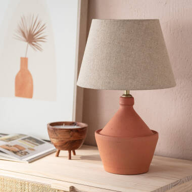 Produit de Lampe à Poser Terracota Aike ILUZZIA