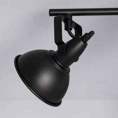 Product of Emer Adjustable Aluminium 4 Spotlight Black Ceiling Lamp 