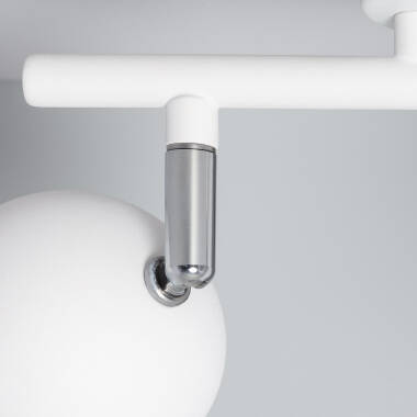 Prodotto da Lampada da Soffitto Orientabile in Alluminio 2 Faretti Ates