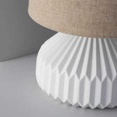 Produkt od Stolní Lampa z Porcelánu a Látky Monduver