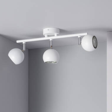 Product van Wandlamp Aluminium  Verstelbaar  met 3 Spot Ates