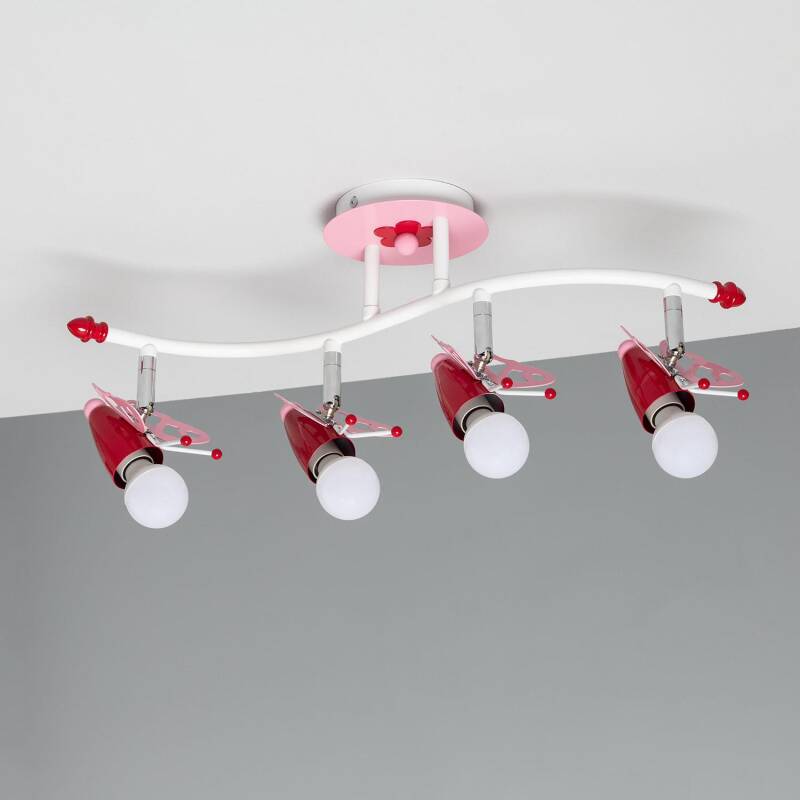 Prodotto da Applique da Soffitto per Bambini Metallo Papilio 