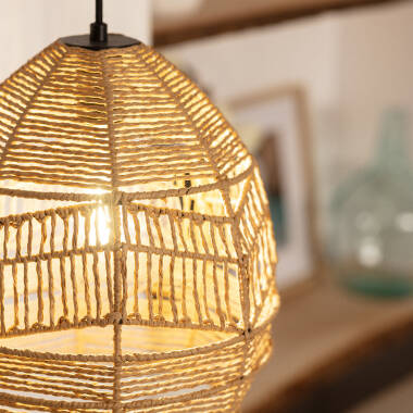 Product of Bewayo Braided Paper Pendant Lamp 