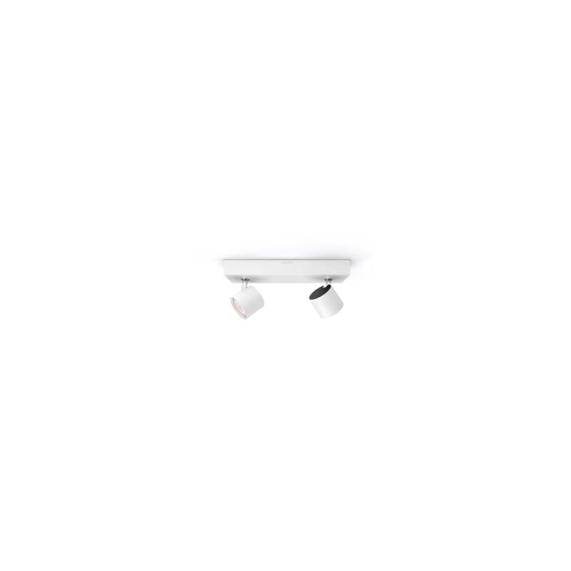 Prodotto da Lampada da Soffitto LED Regolabile WarmGlow con Due Faretti 2x4.5W PHILIPS Star 