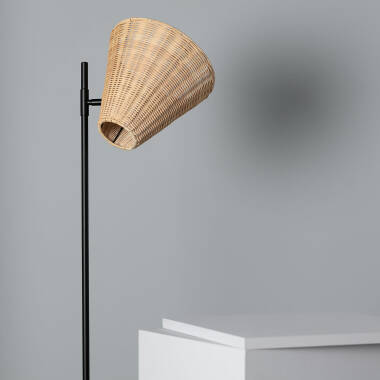 Product van Staande lamp  Metaal en Rotan Cesto