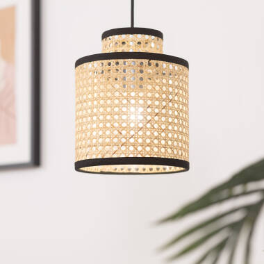 Product van Hanglamp Rotan Huela Piccola