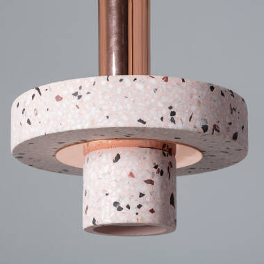 Product of Hestia Metal & Cement Pendant Lamp 