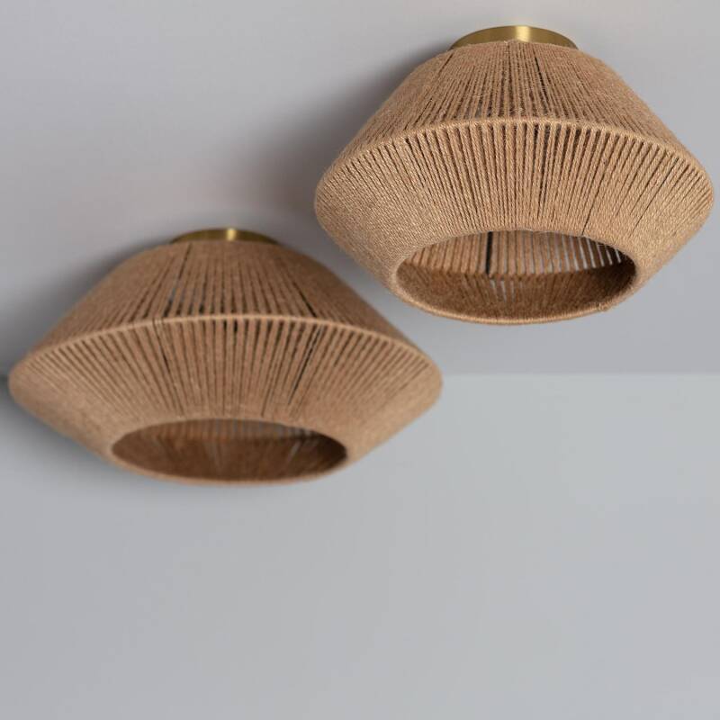 Prodotto da Lampada da Soffitto Corda Naturale Moksha