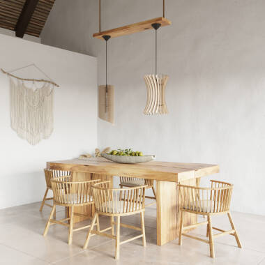 Produit de Suspension Bois Oriana SOLLUX