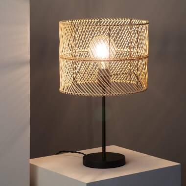 Product of Carrere Rattan Table Lamp ILUZZIA 