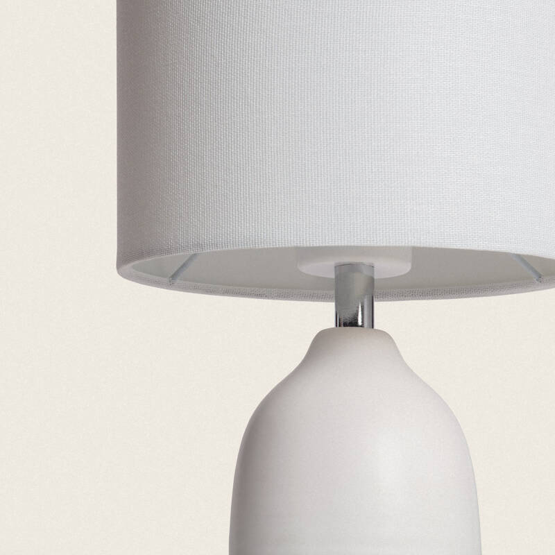 Produit de Lampe à Poser Céramique et Tissu Barva