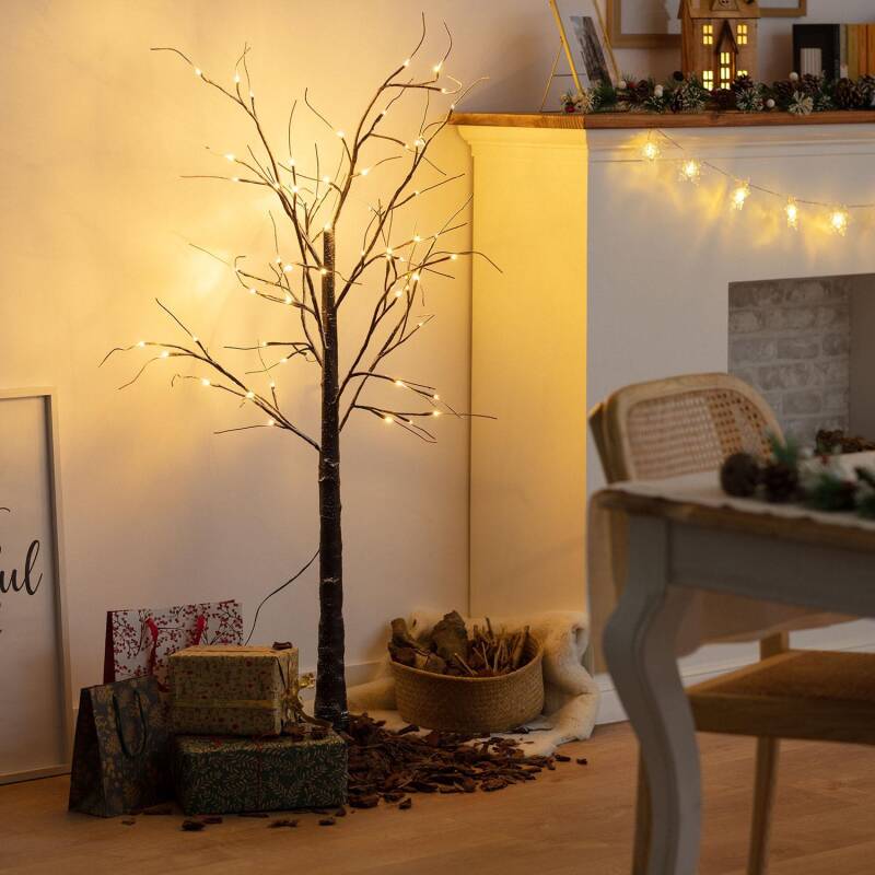 Produkt von Weihnachtsbaum 64 LED 150 cm Warmweiss