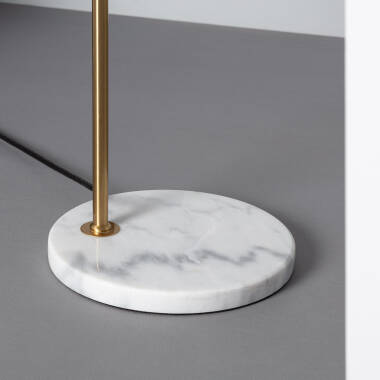 Product of Tinos Marble & Metal Floor Lamp ILUZZIA