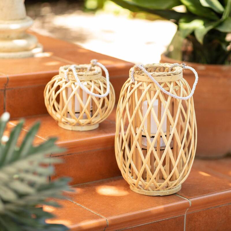 Product of Alejandría Rattan Big LED Table Lamp