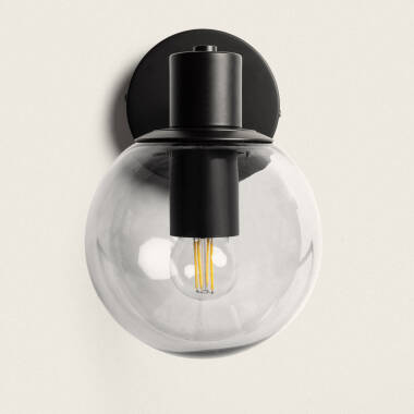 Produit de Lampe Murale Extérieur en Métal et Verre Yanbu