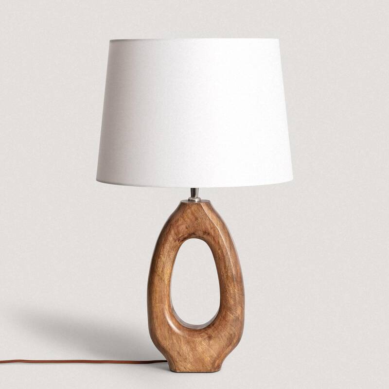 Product of Darshan Wooden Table Lamp ILUZZIA 