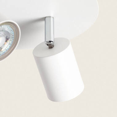 Product van Plafondlamp Rond Richtbaar van Metaal 3-Spots Whitstable 