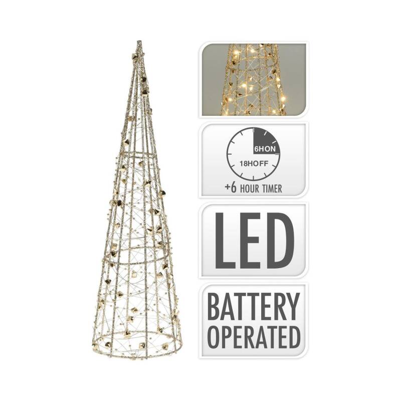 Prodotto da Albero di Natale  LED con batteria 80 cm Gylden 