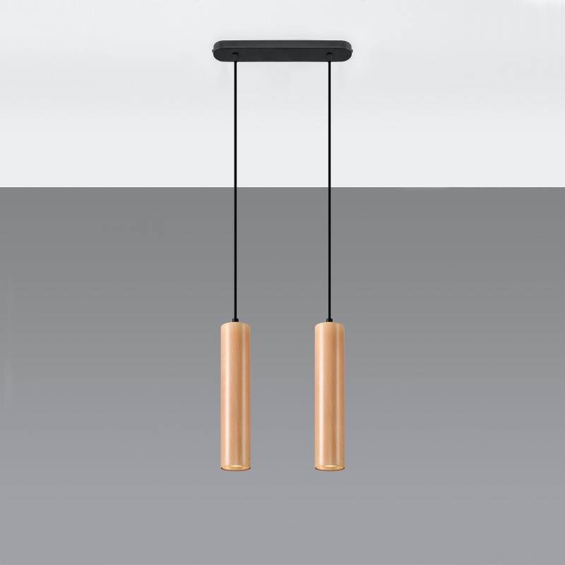 Produit de Suspension Bois Lino 2 SOLLUX