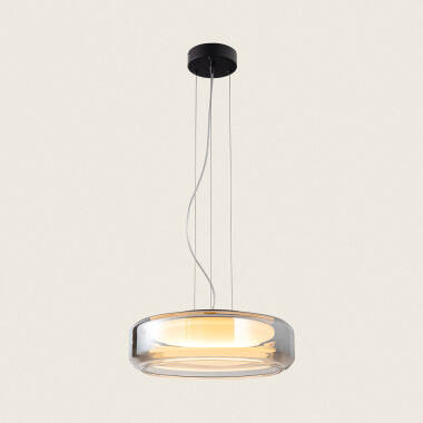 Hanglamp LED 24W Metaal en Glas Cliffen L