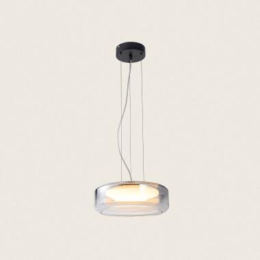 Cliffen M 18W Metal & Glass LED Pendant Lamp