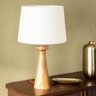 Product of Rani Wooden Table Lamp ILUZZIA 