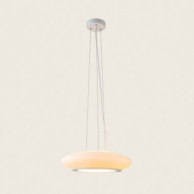 Hudson S 18W Metal & Glass LED Pendant Lamp