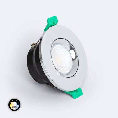 5-8W Round Dimmable Fire Rated IP65 LED Downlight Ø 65 mm Cut-out Design Adjustable