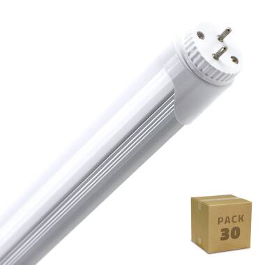 LED T8 Röhre G13 120 cm Aluminium einseitige Einspeisung 18W 120 lm/W (Pack 30 Einheiten)