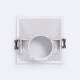 Prodotto da Portafaretto Downlight Quadrato 45º Basso UGR per Lampadina LED GU10 / GU5.3 Foro 85 x 85 mm