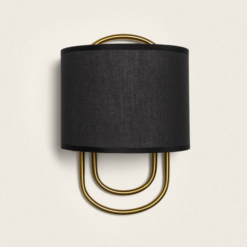 Product of Olivia Metal & Cloth Wall Lamp 