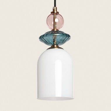 Hanglamp  Metaal en  Glas  Bethia