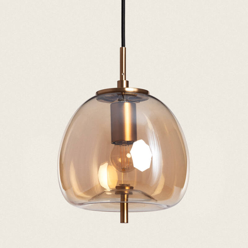 Product of Adina Metal & Glass Pendant Lamp 