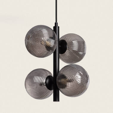 Dayla Metal & Glass Pendant Lamp