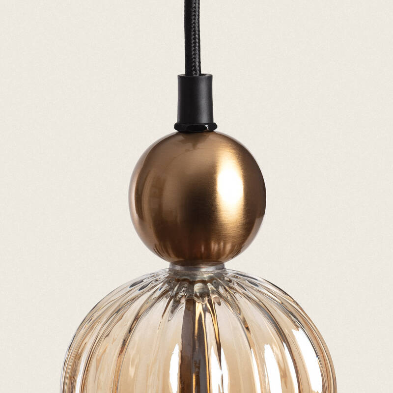 Product of Cheryl Metal & Glass Pendant Lamp 