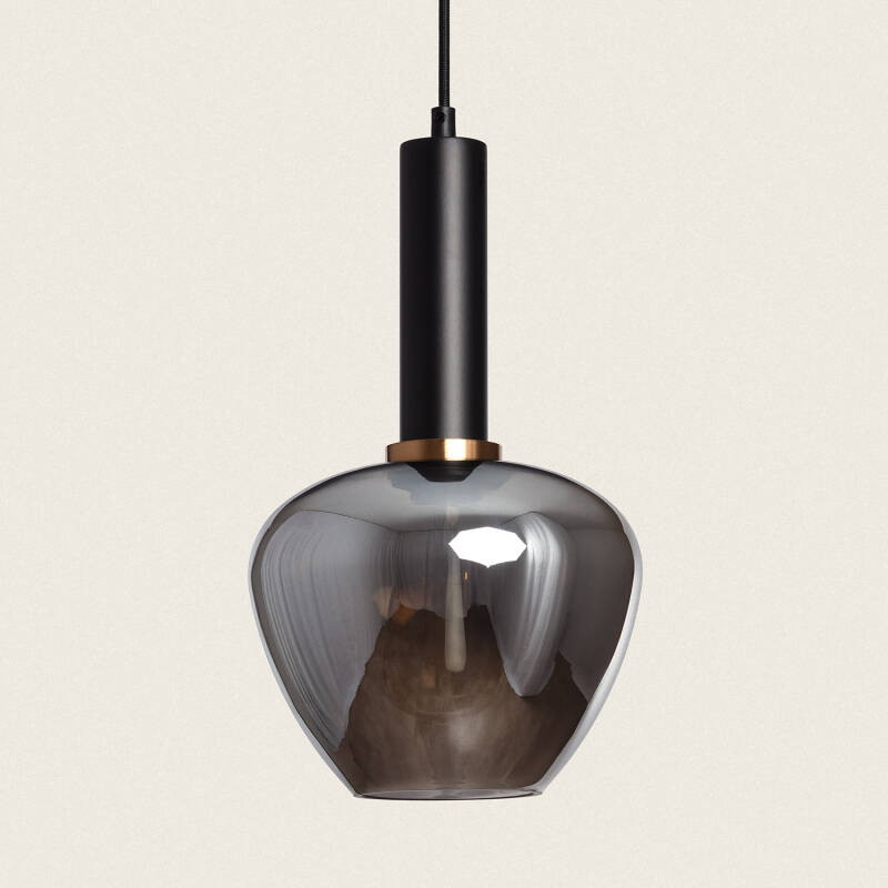 Product of Daira Metal & Glass Pendant Lamp 