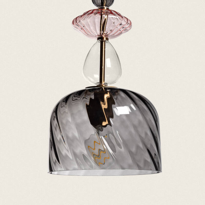 Product of Caheli Metal & Glass Pendant Lamp 