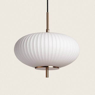 Beca Oblade Metal & Glass Pendant Lamp