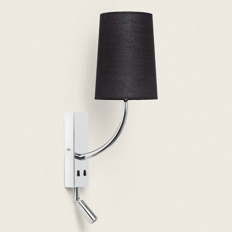 Prodotto da Lampada da Parete con Luce da Lettura 2.5W Metal Silver-Teylo Conne