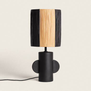 Tyler Raffia & Ceramic Table Lamp