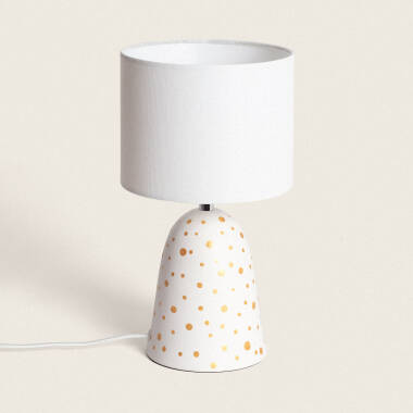 Argua Ceramic & Fabric Table Lamp