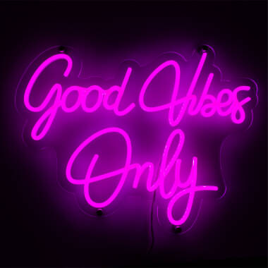 Produit de Enseigne Néon LED « Good Vibes Only »