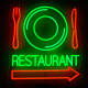 Produkt von LED-Neonschild Restaurant