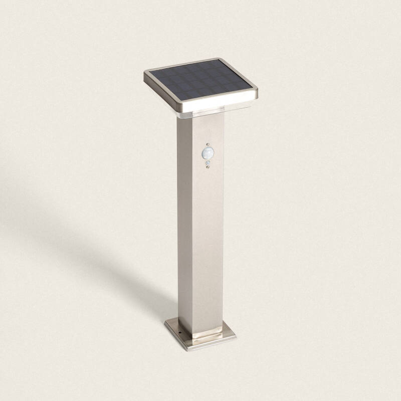 Produkt von LED Bodenstehleuchte Außen Solar 5W 50cm Aluminium mit Bewegungssensor Barton Square