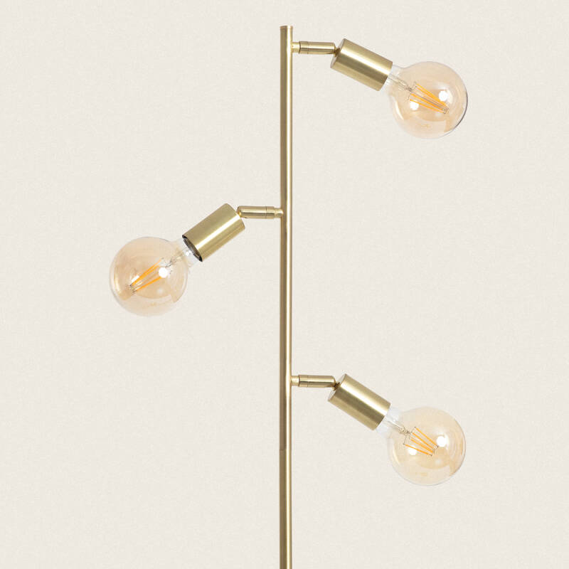 Produit de Lampadaire Métal Aratz 3 Spots