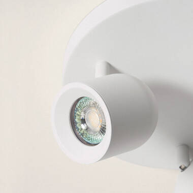 Prodotto da Lampada da Soffitto Circolare Orientabile Alluminio 3 Lampade Caleb