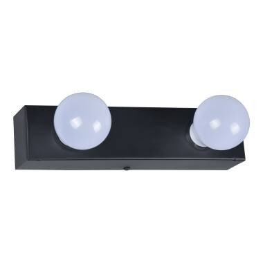 Aizkra 2 Spotlight Metal Wall Lamp for Bathrooms