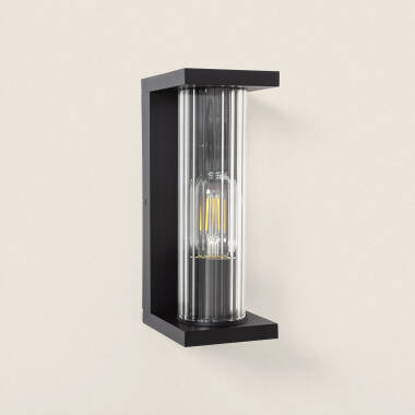 Luton S Aluminium & Glass Outdoor Wall Lamp